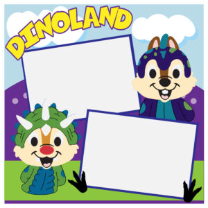 Chip and Dale Dinoland 12x12 Layout - Animal Kingdom