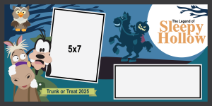 Sleepy Hollow Double 12x12 Layout with Goofy