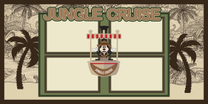 Jungle Cruise Printable / Cut Double 12x12 Layout